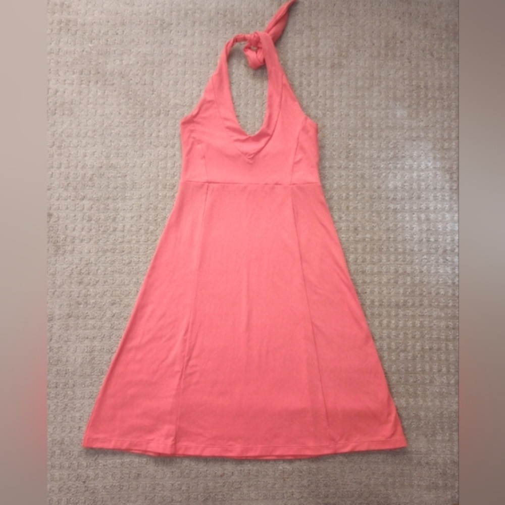 Patagonia Backless V Neck Halter Top Dress